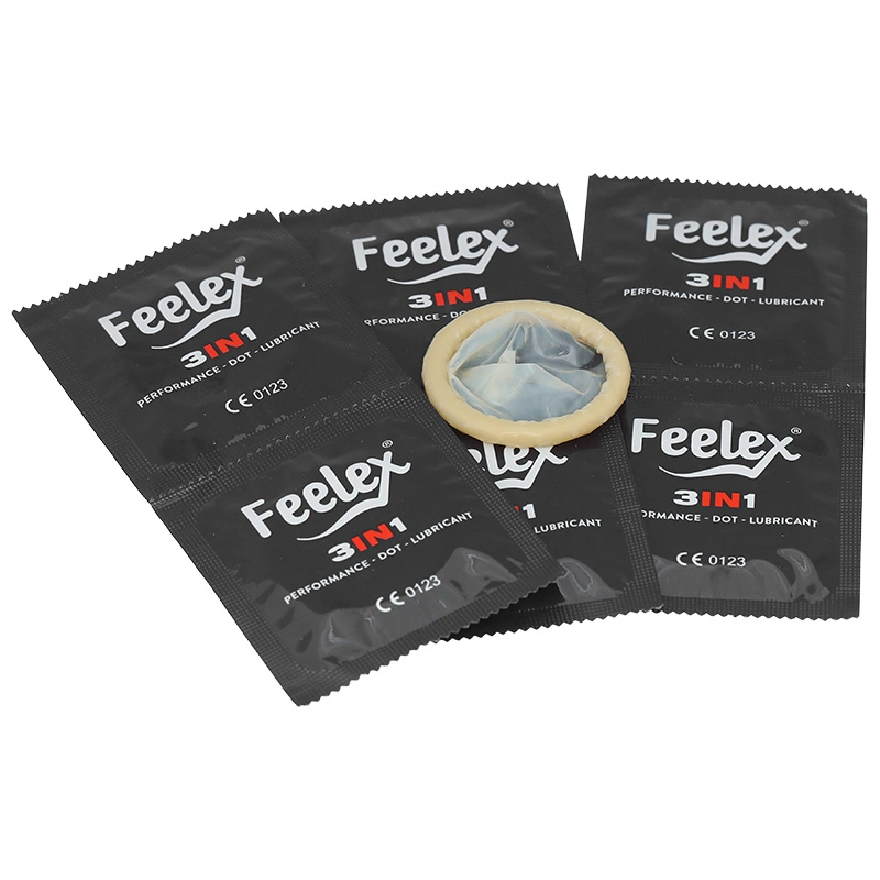Bao cao su Feelex 3 in 1 gân nổi, có gai hộp 10 cái - 6
